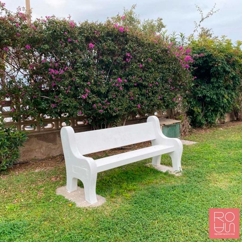 Banc de formigó Villamarchante amb respatller